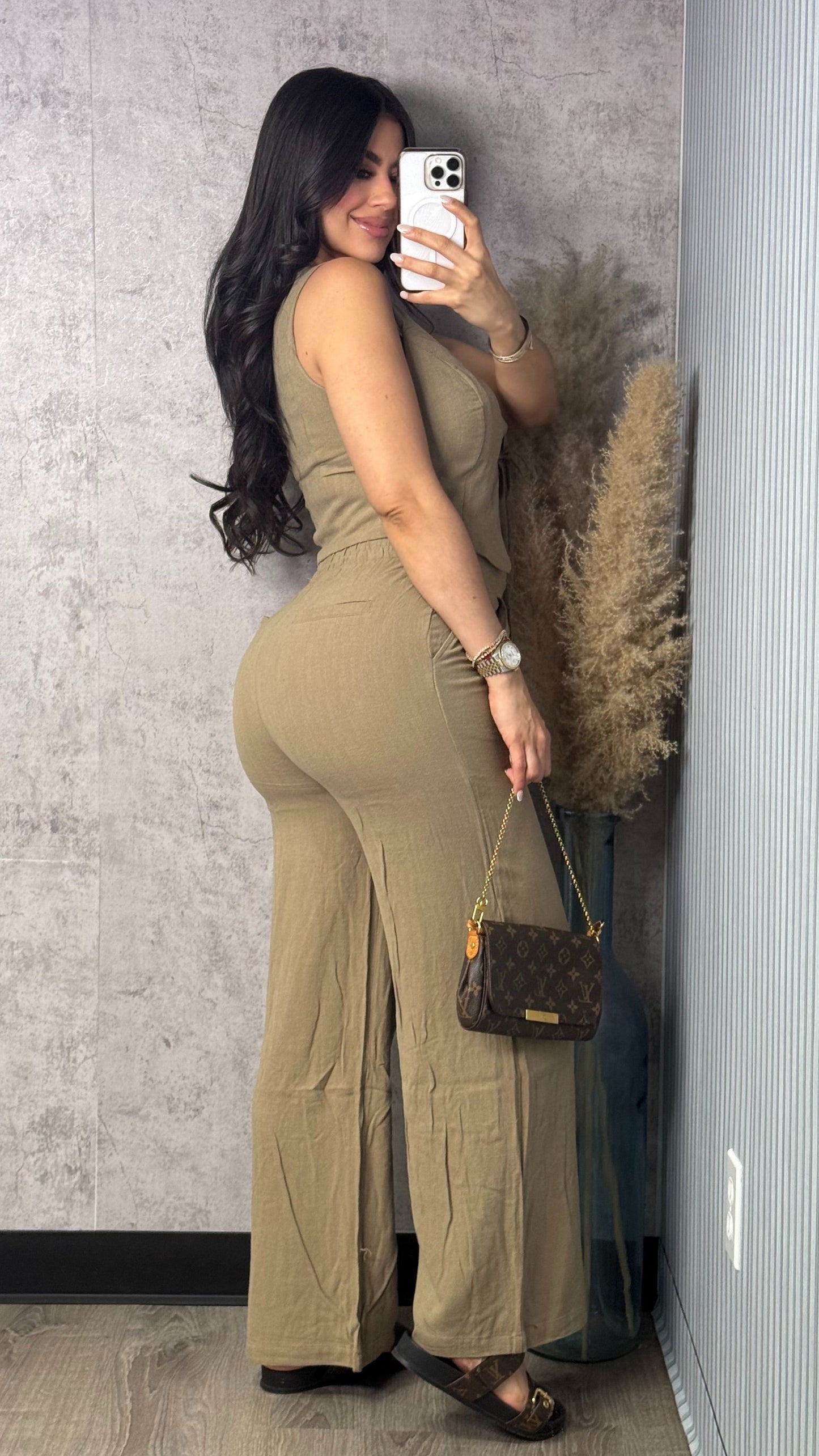 JENIKA NEUTRAL PANTS SET