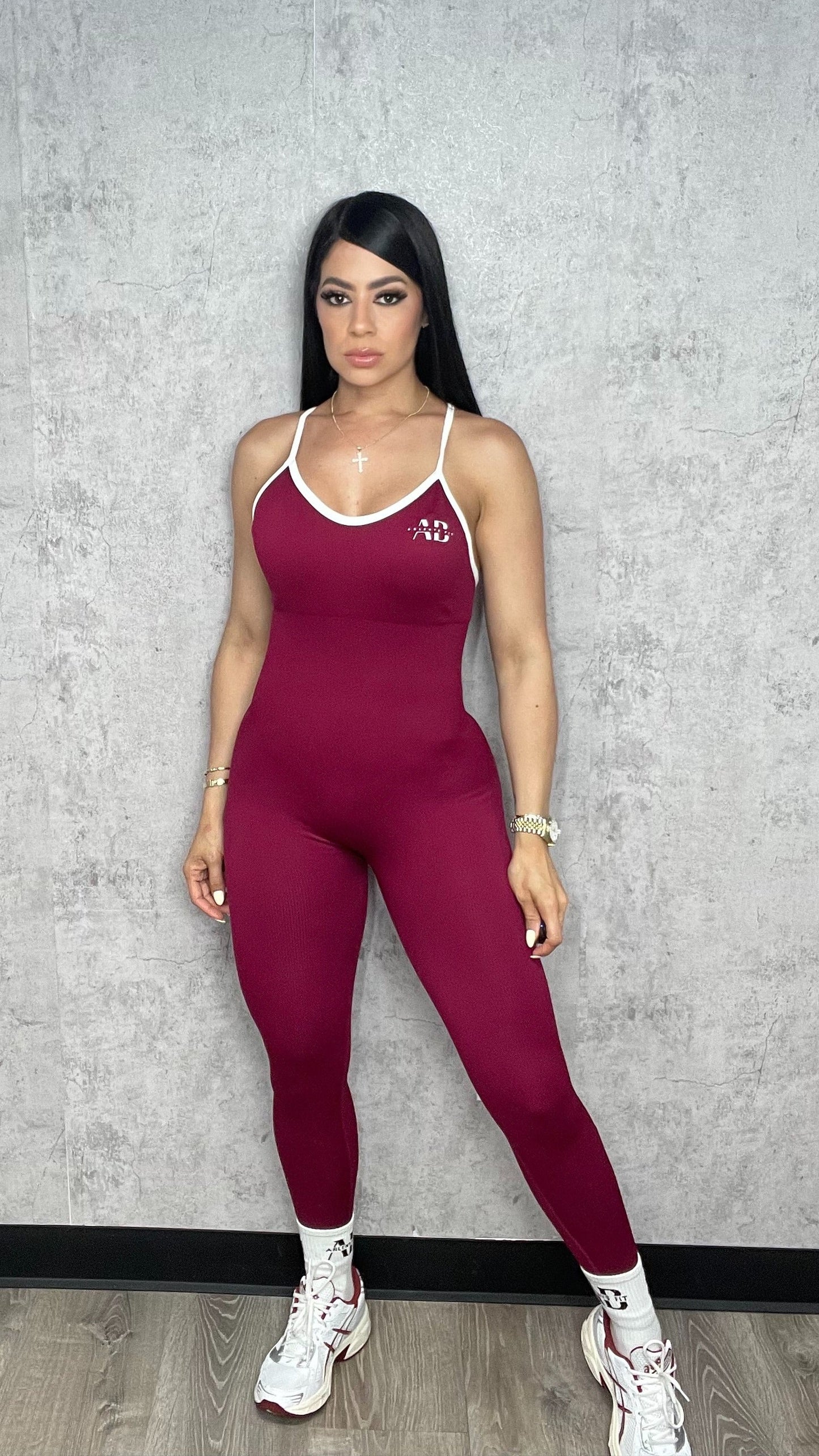 Giia Jumpsuit Burgundy