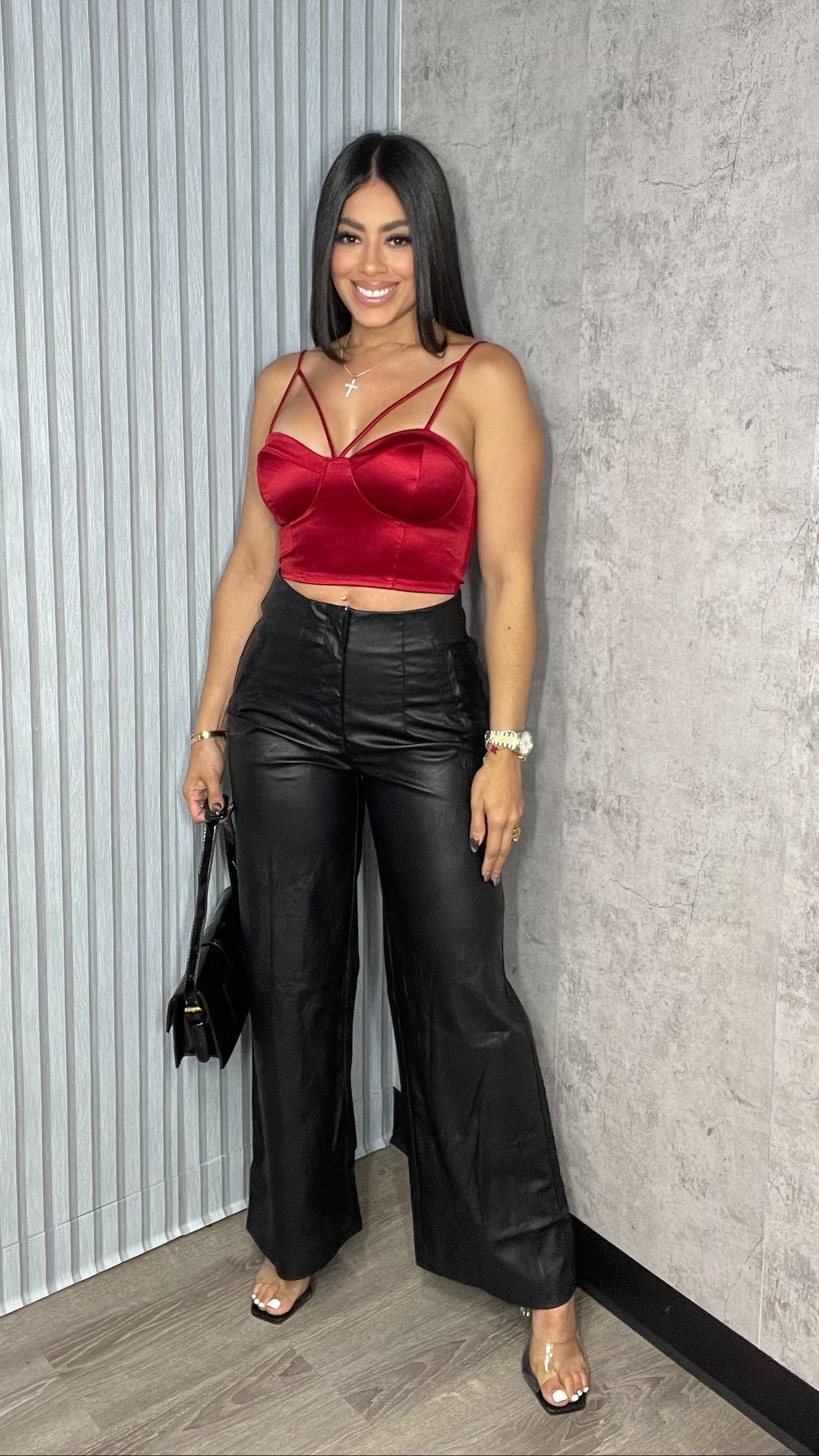 Ale Leather Pants Black