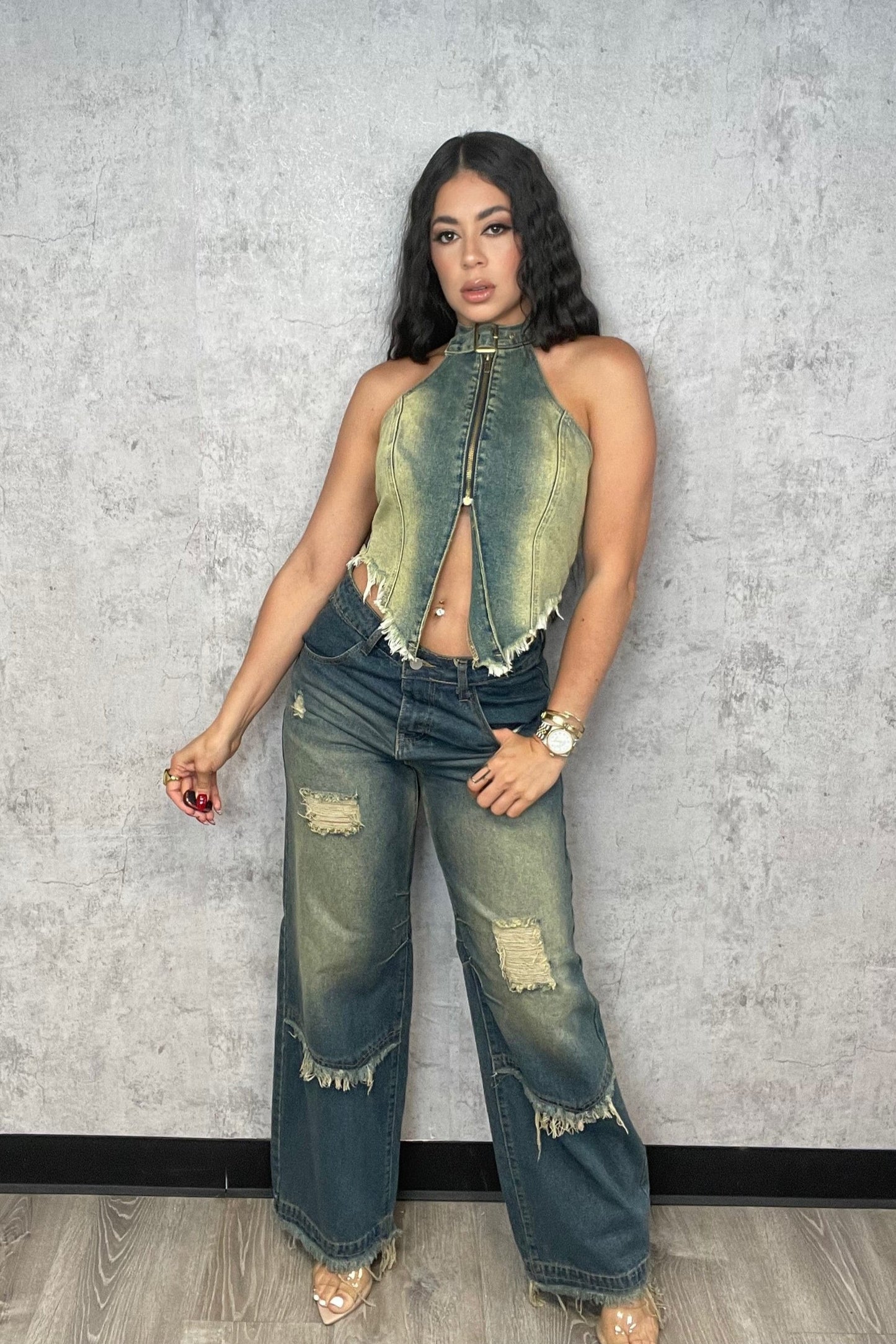 Vintage Denim Pants