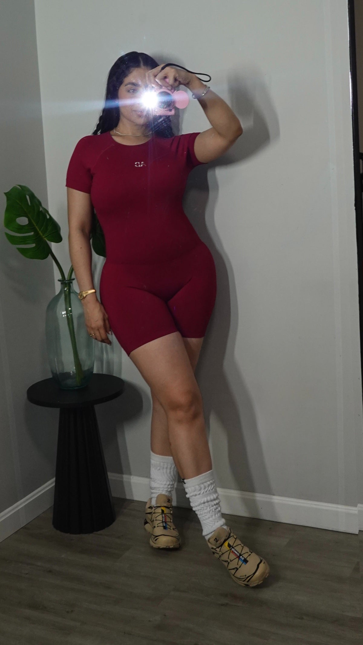 IRMA AB BERRY RED ROMPER