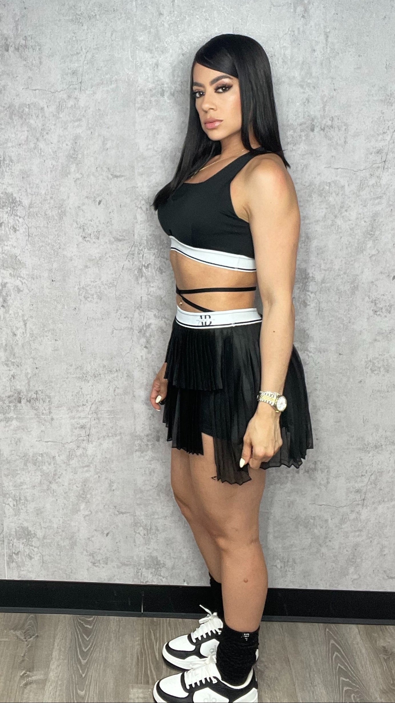 Laly Skirt Set Black