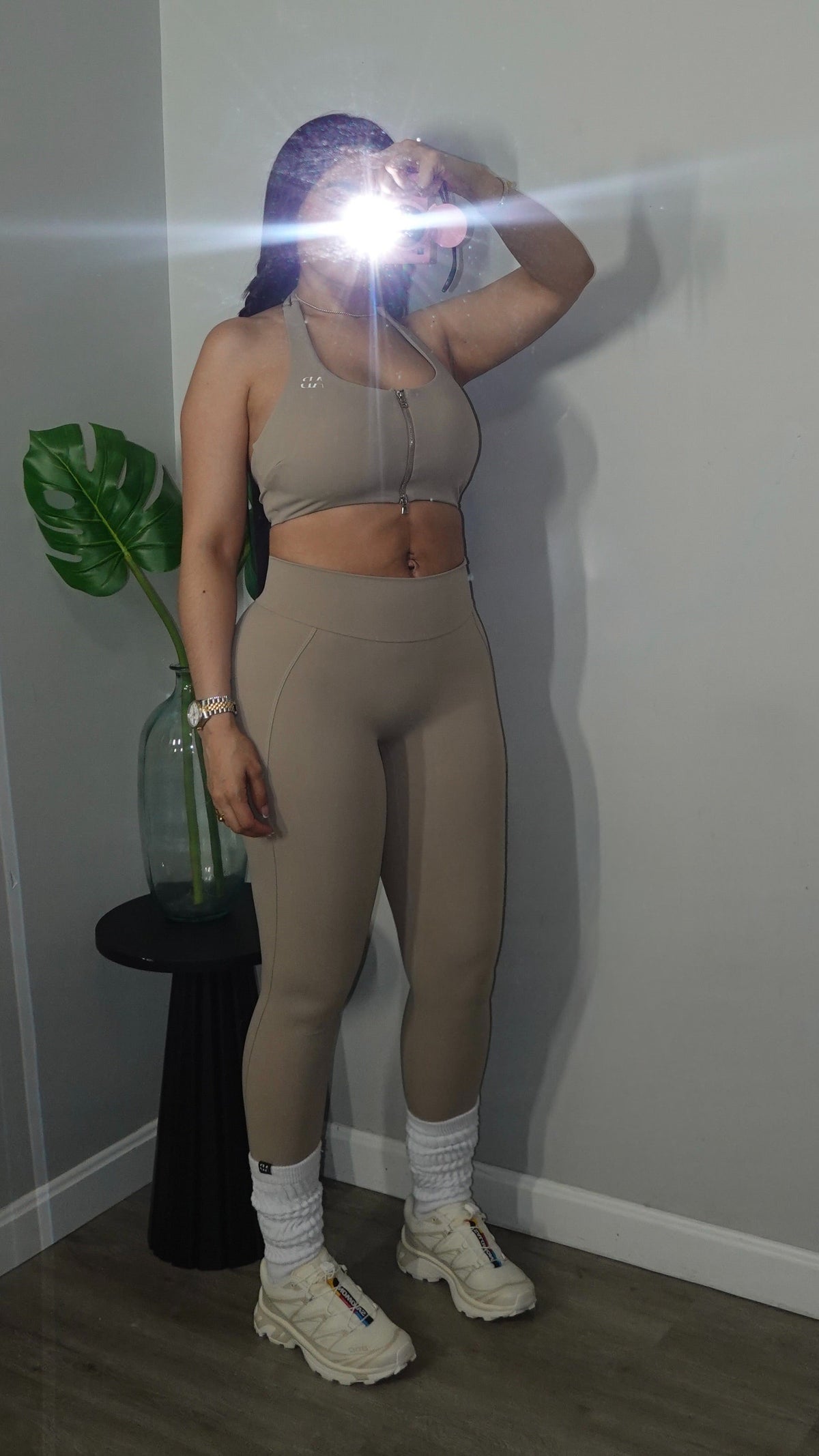 AB FLAXEN PANTS SET