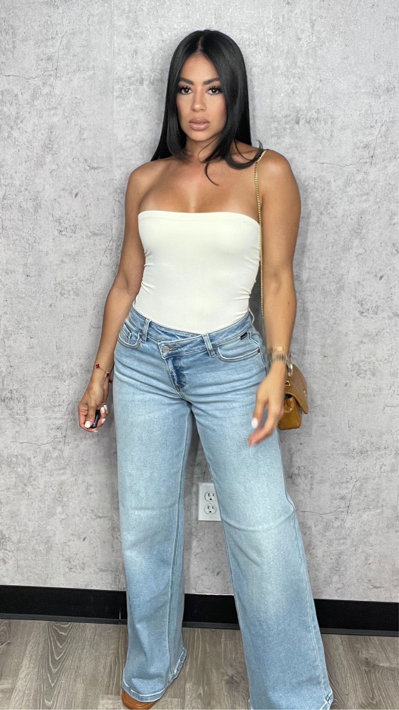 Karla Asymmetrical Cello Jeans