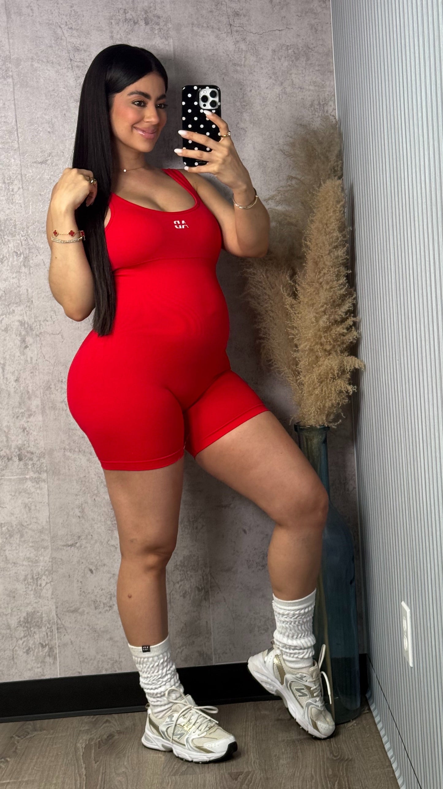 AB RENATA RED ROMPER