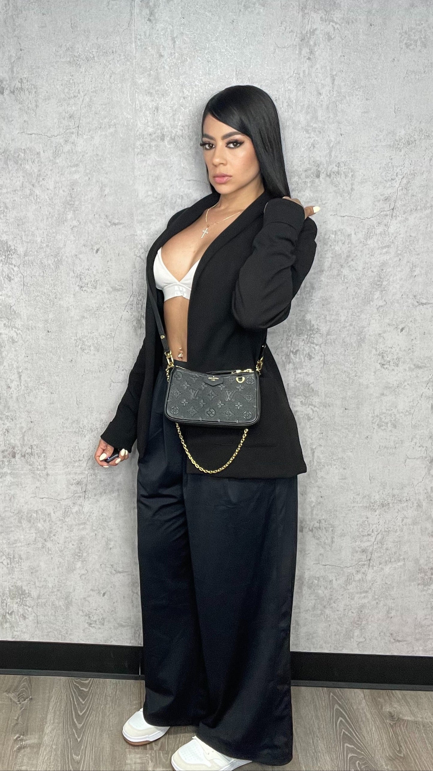 ARLENE AB Trouser Set Black