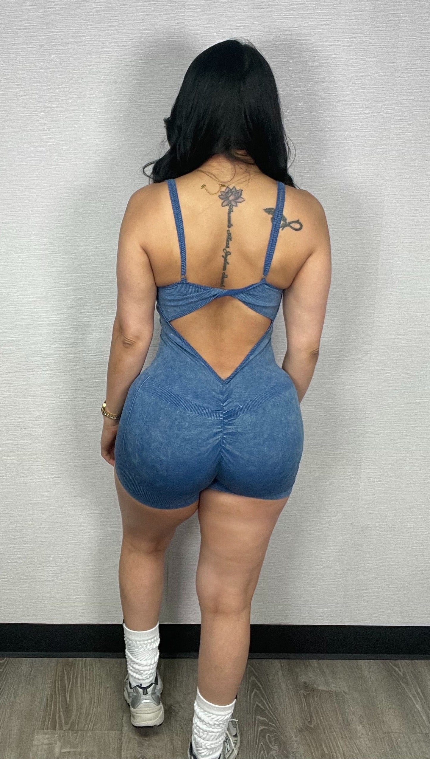 DARYA BLUE ROMPER