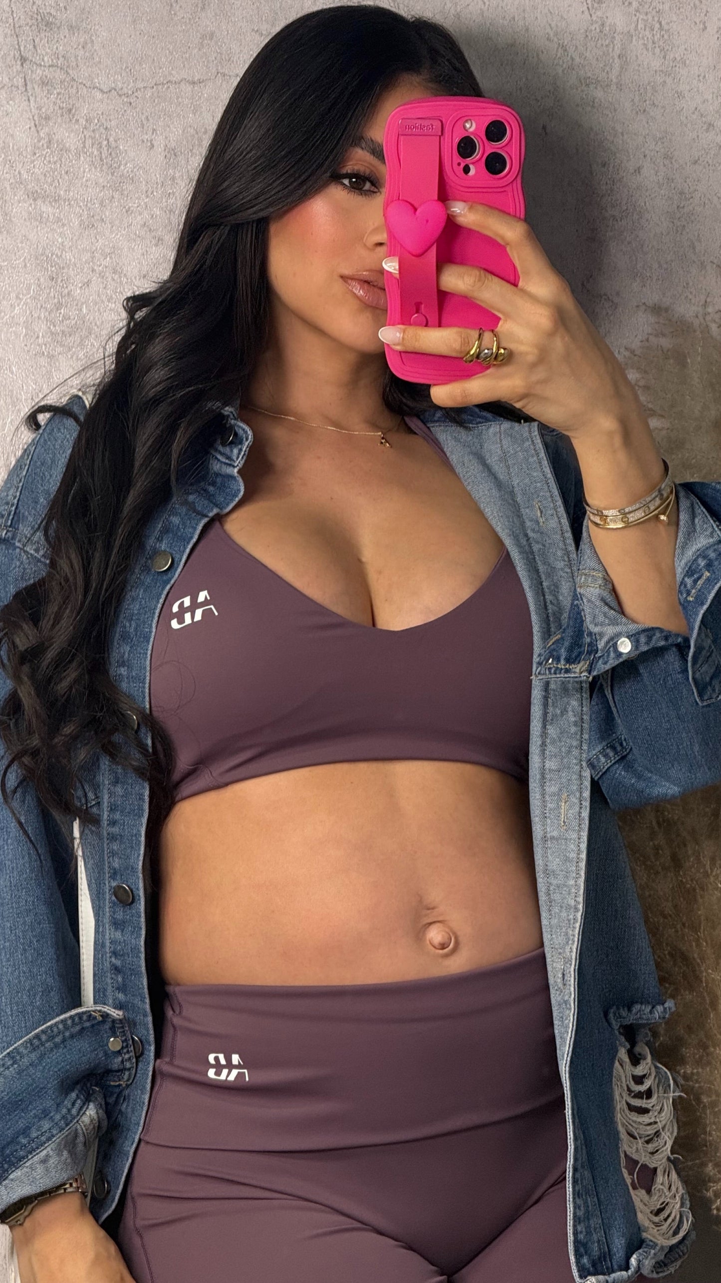 AB SPRING-EVERYDAY PANTS SET PURPLE