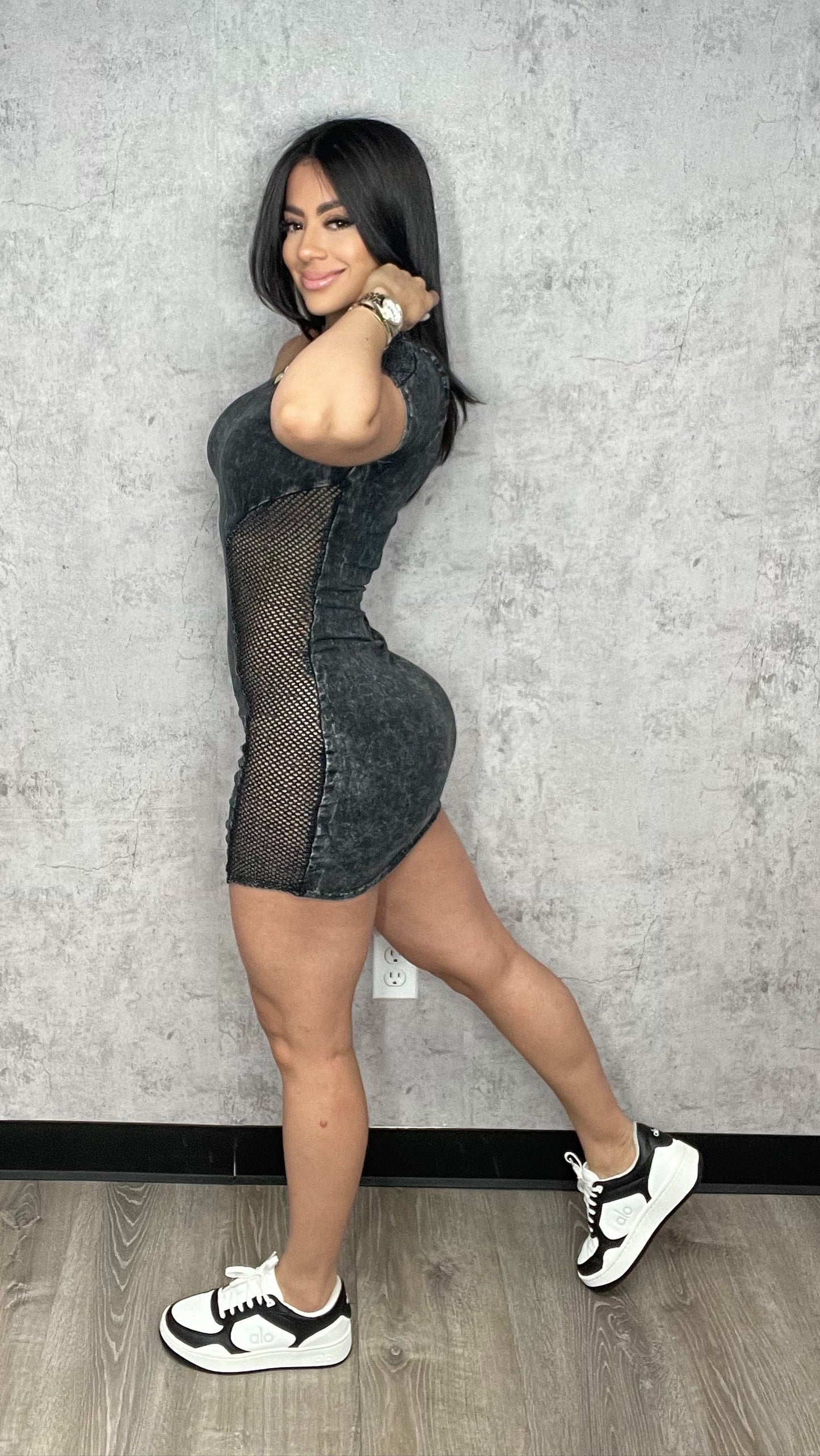 Mineral Black Wash Dress