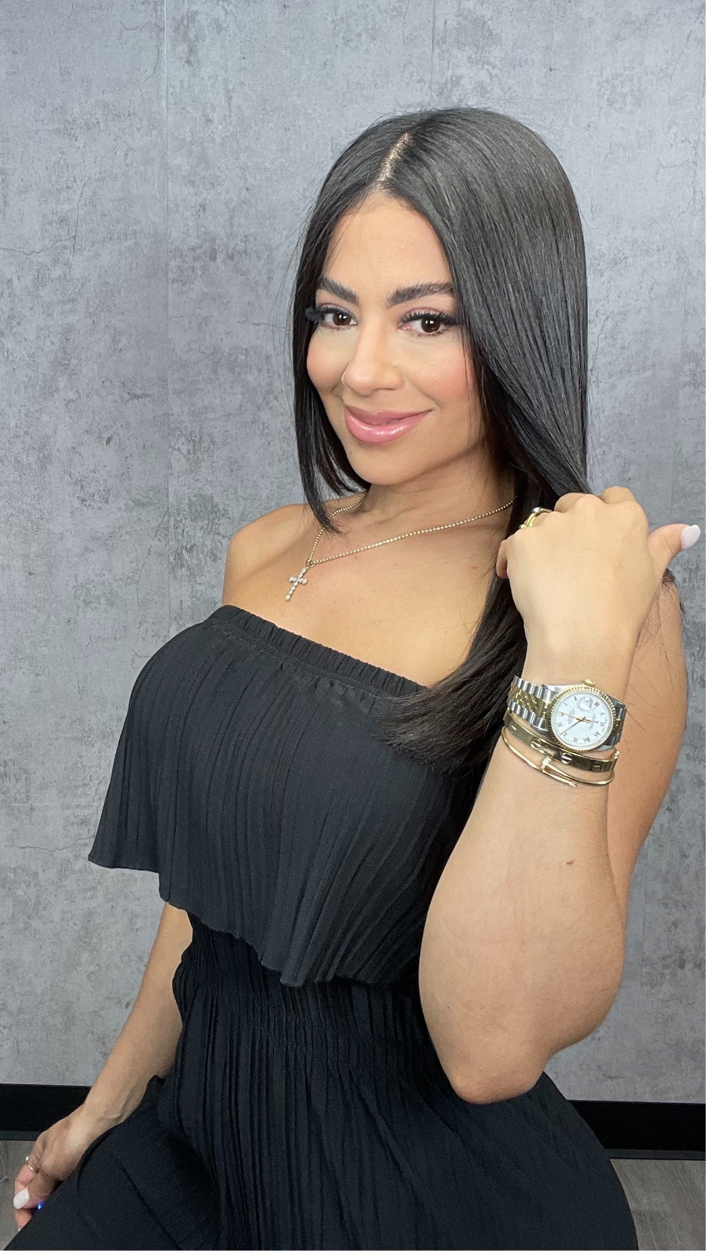 Anastasia Tube Jumpsuit Black