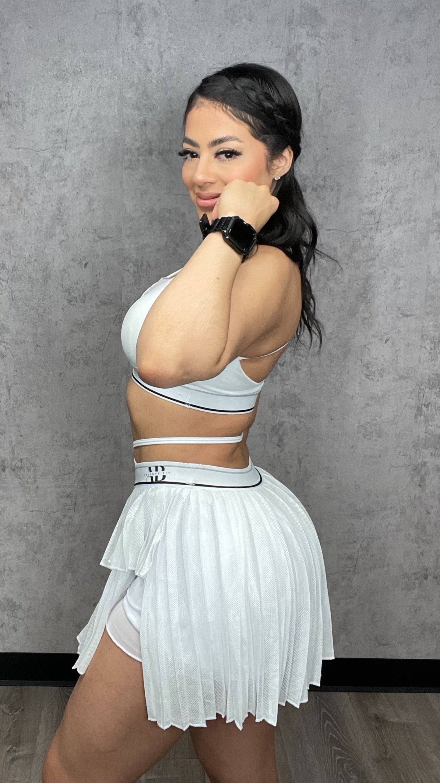 Laly Skirt Set White
