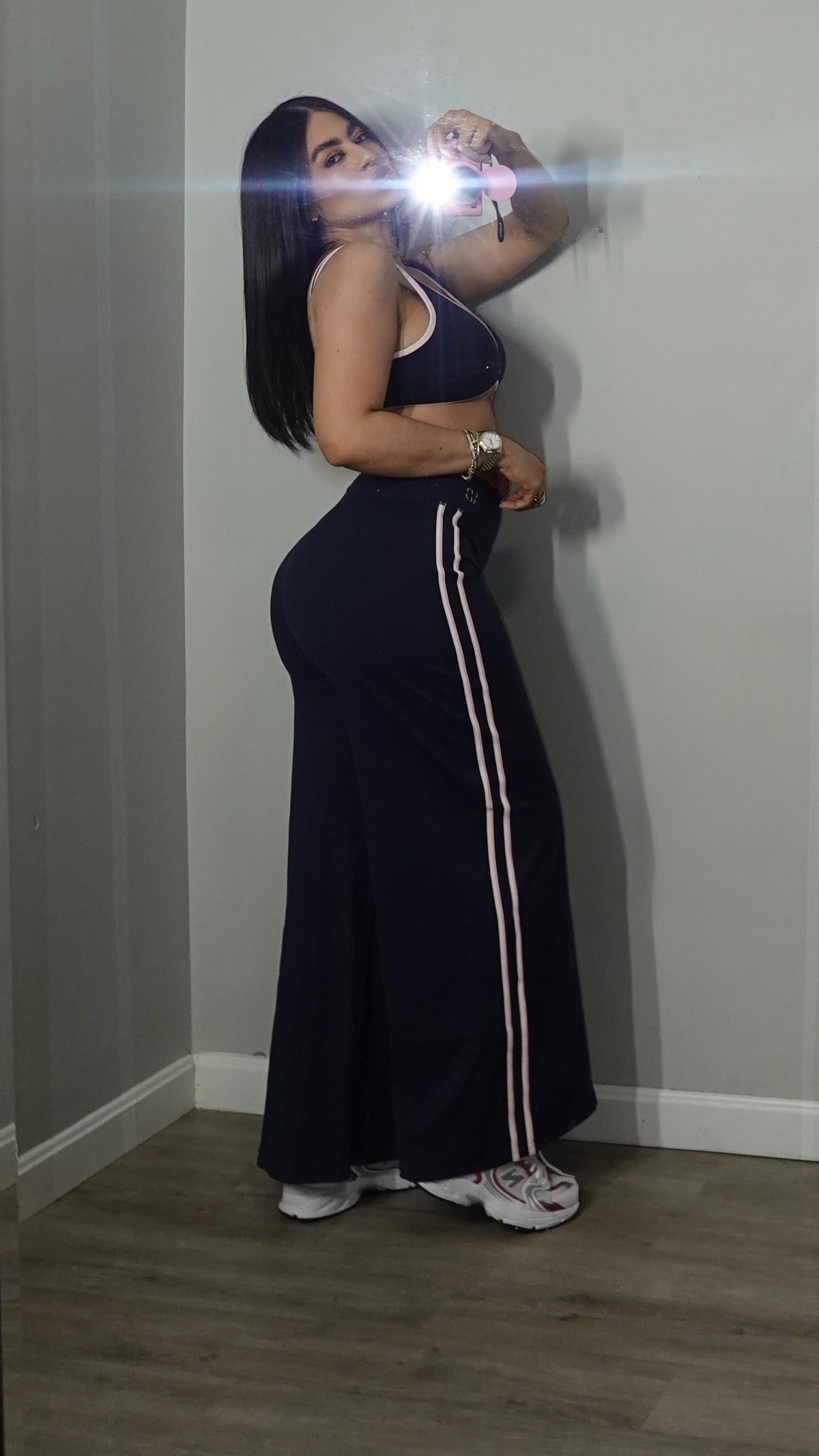 AB NAVY BLUE AND PINK
