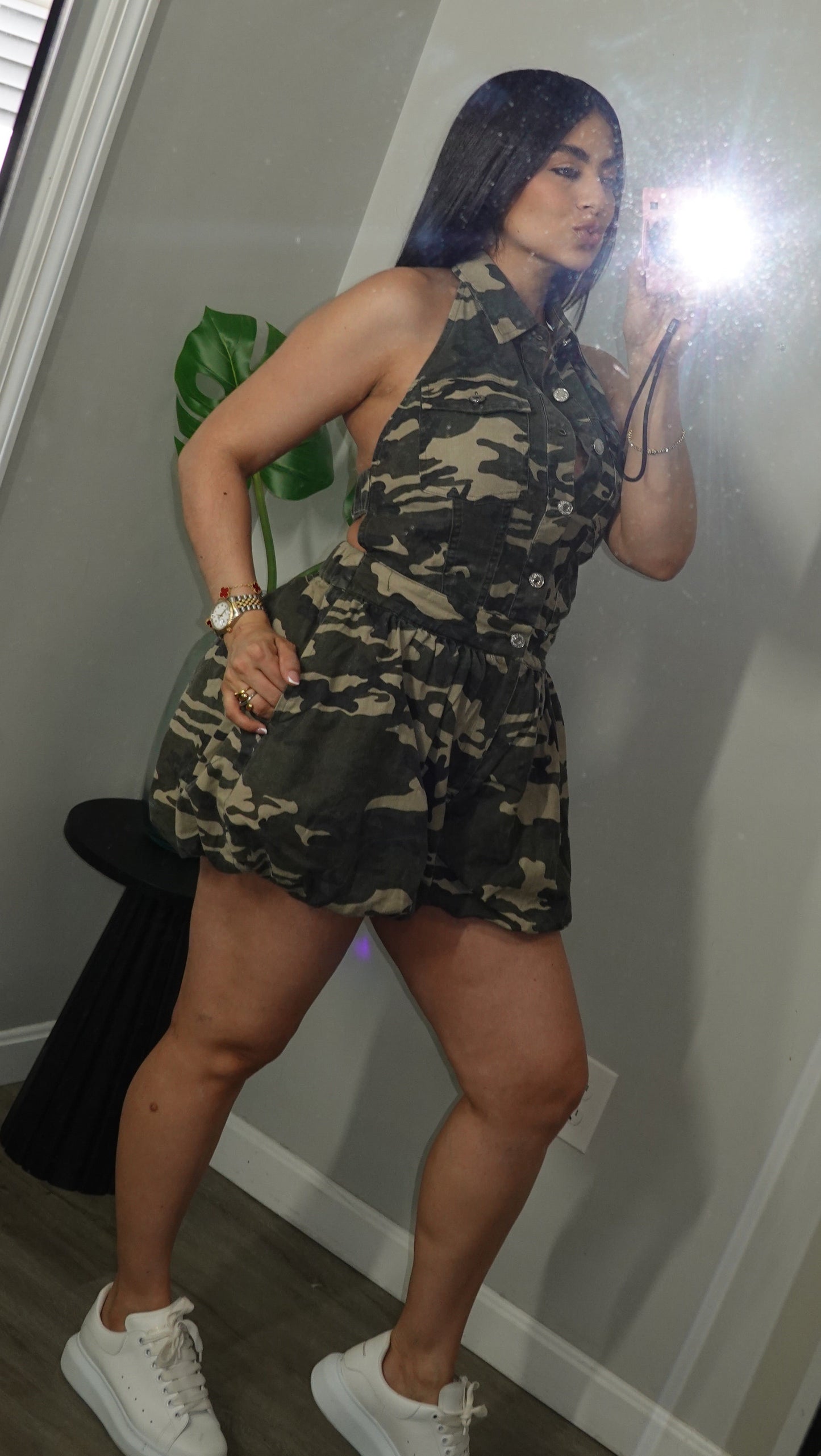 CAMO ROMPER