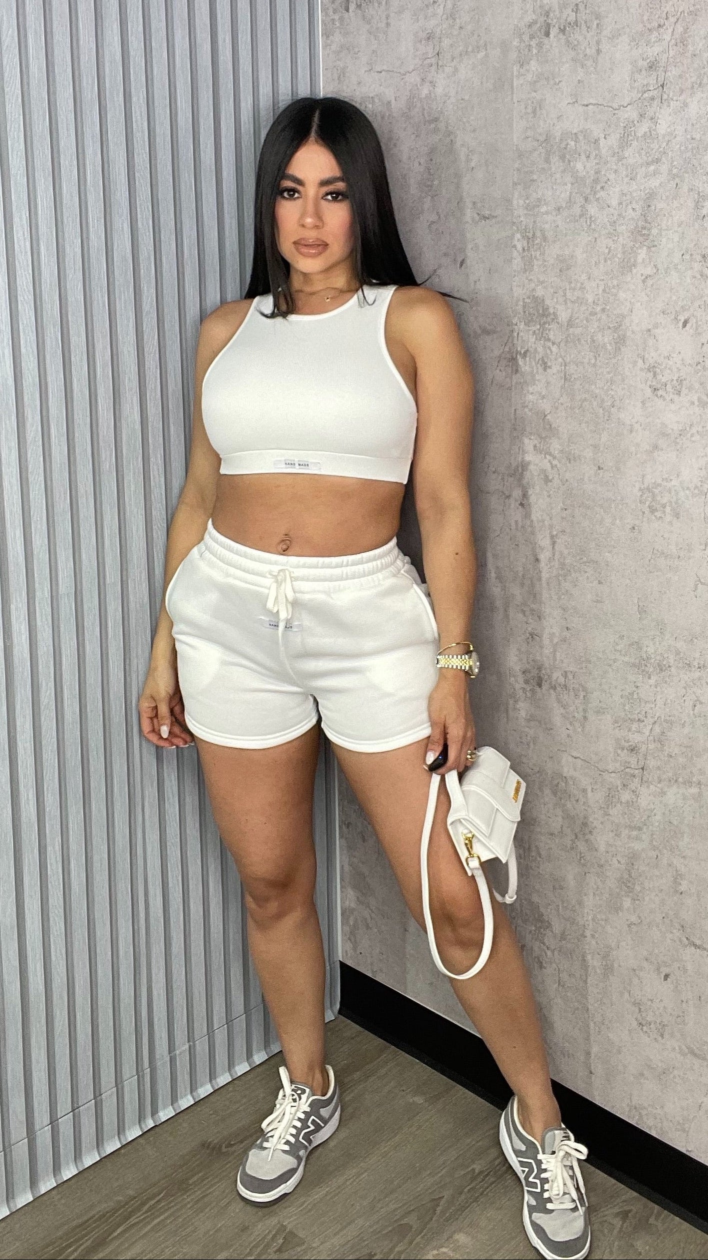 Daniella White Short set