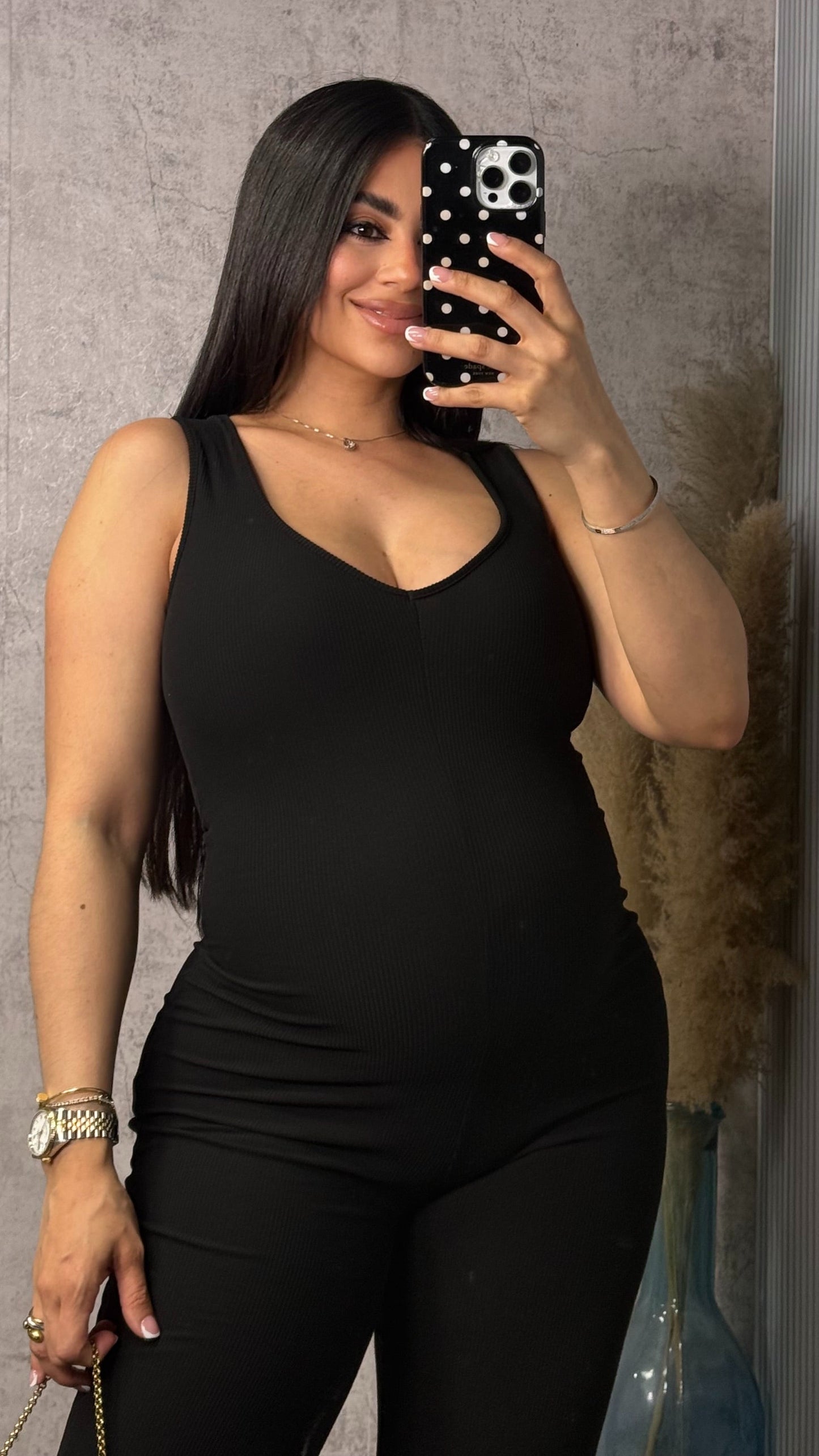 ALE BLACK JUMPSUIT