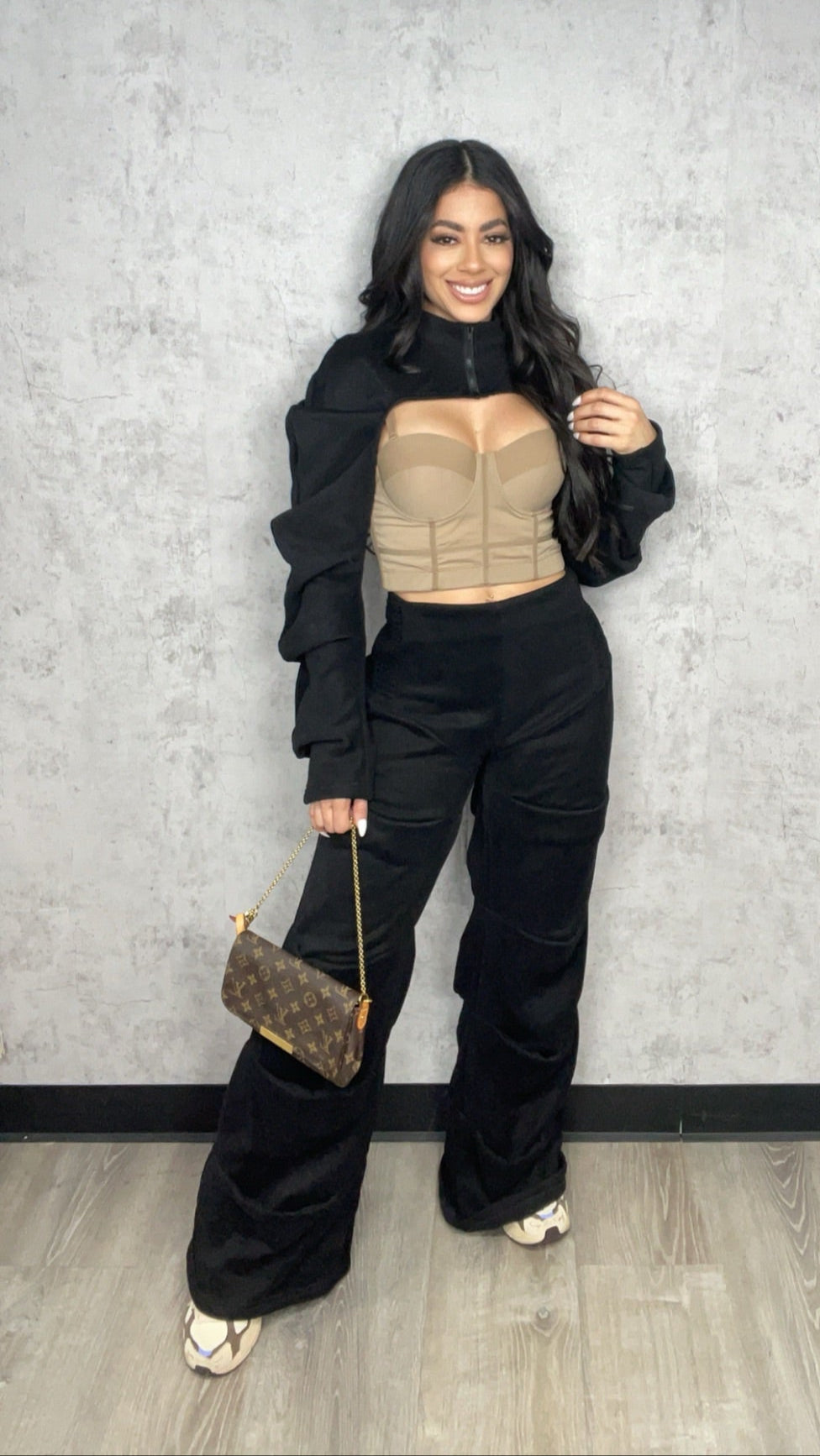 Taupe Bustier