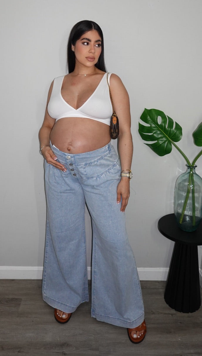 BASIC WHITE CROP TOP