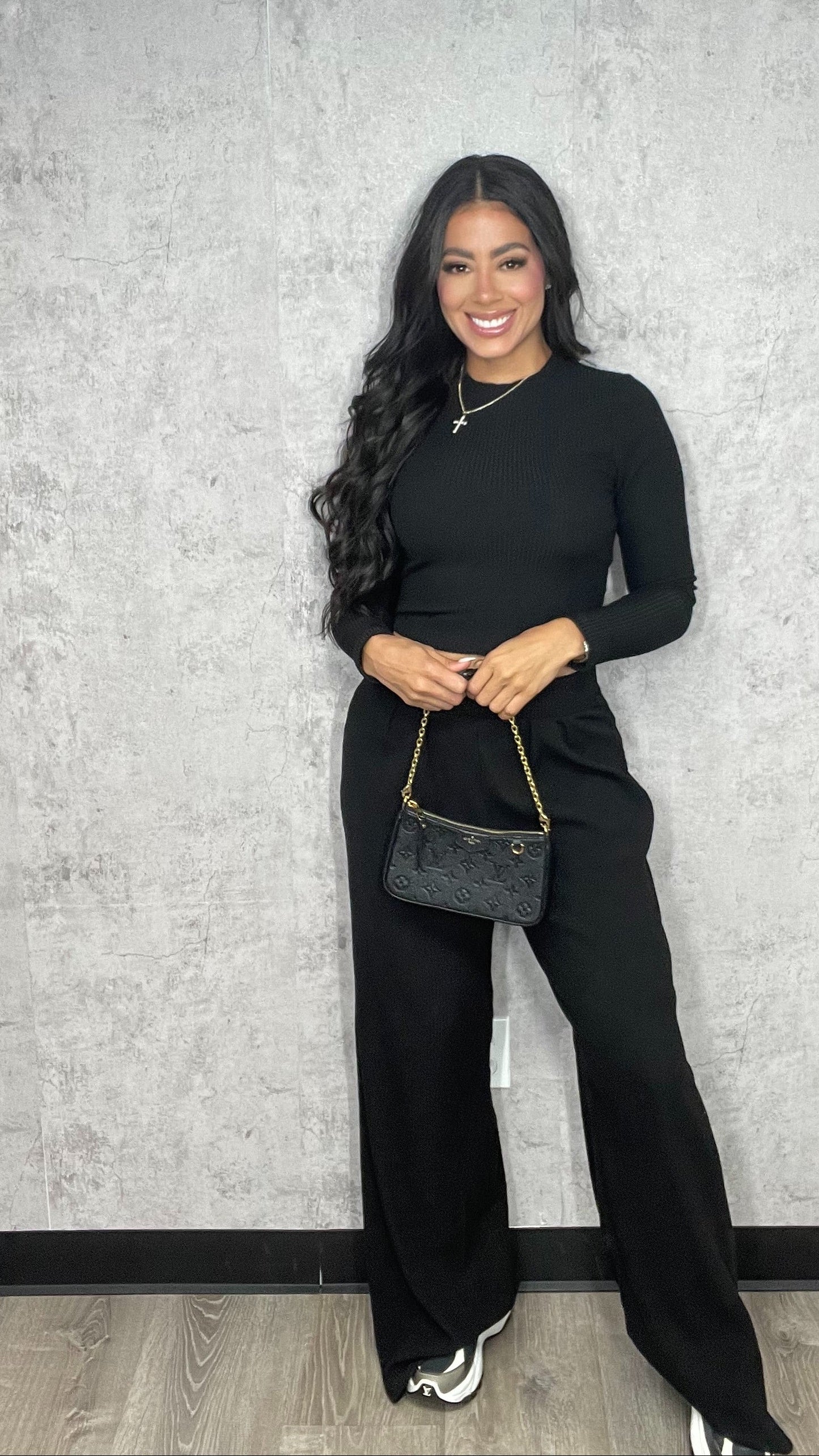 Loungewear Pants Set Black