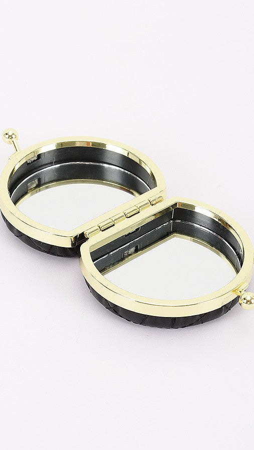 Quilted Faux Leather Mini Bag