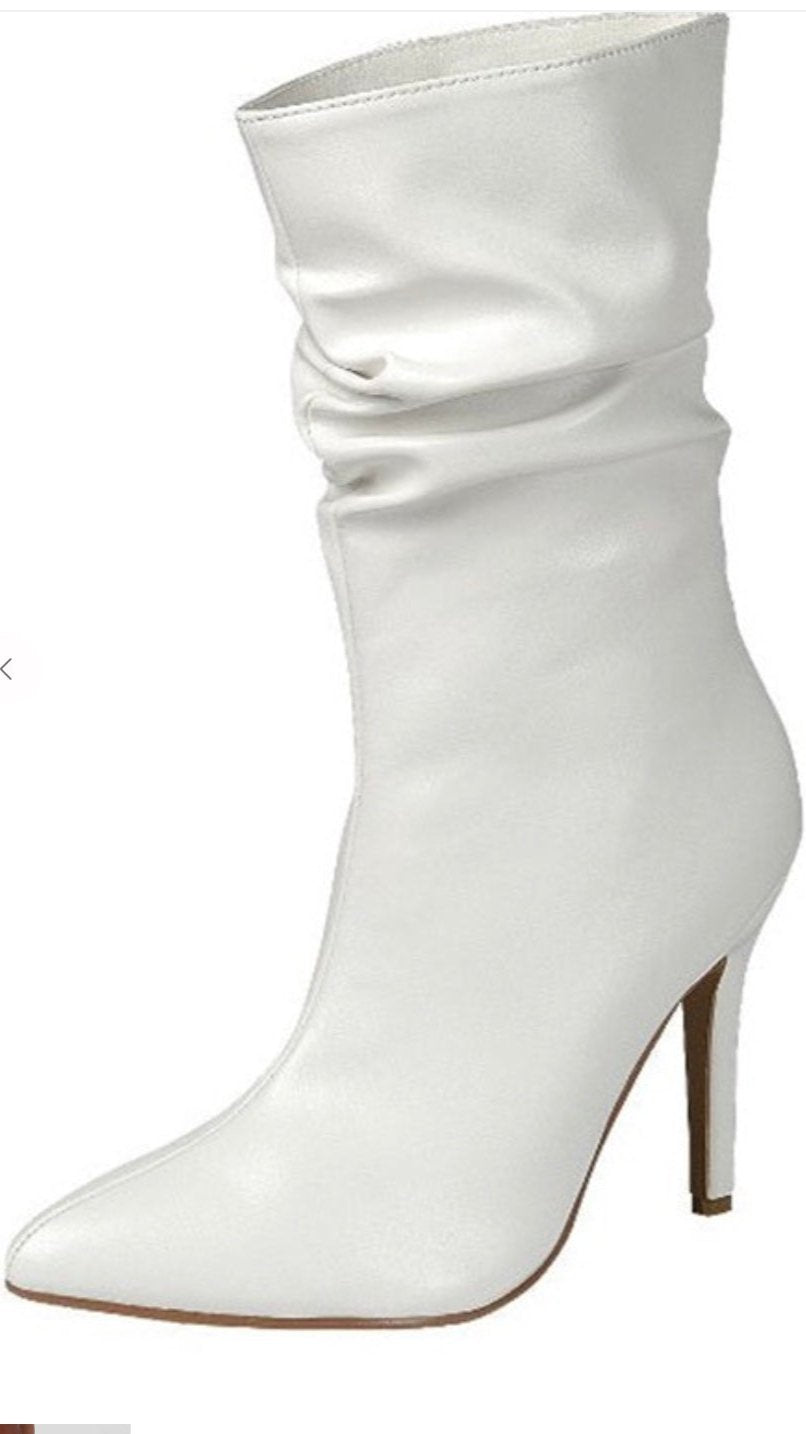 Lidia White Boots