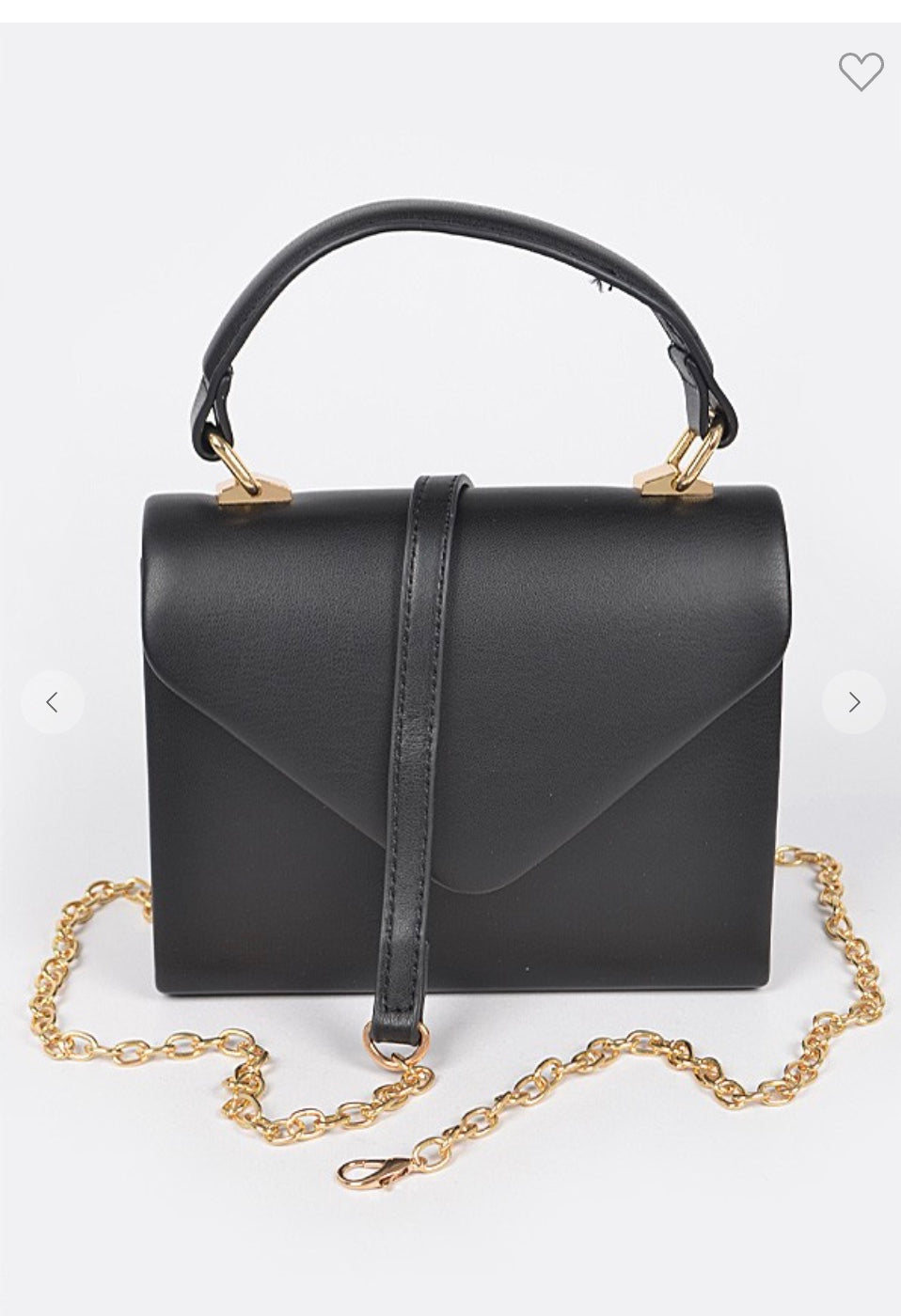 Leather Handel Clutch