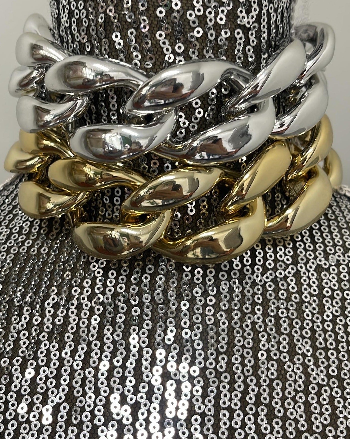 Chain Choker ( Gold and Silver)