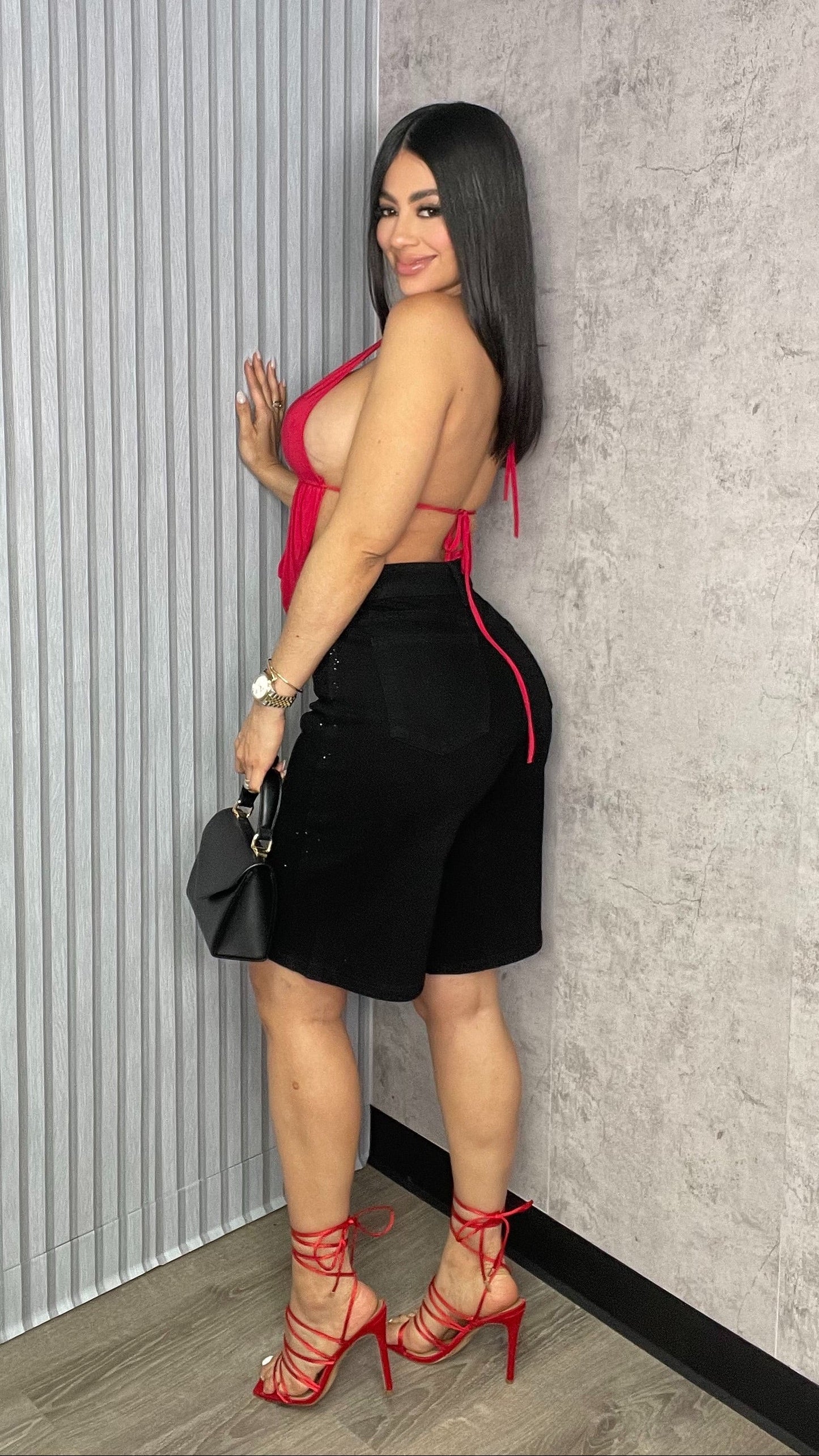 Lara Red Top