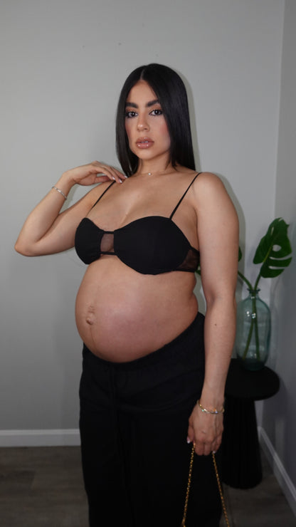 MARGARET BLACK PANTS SET