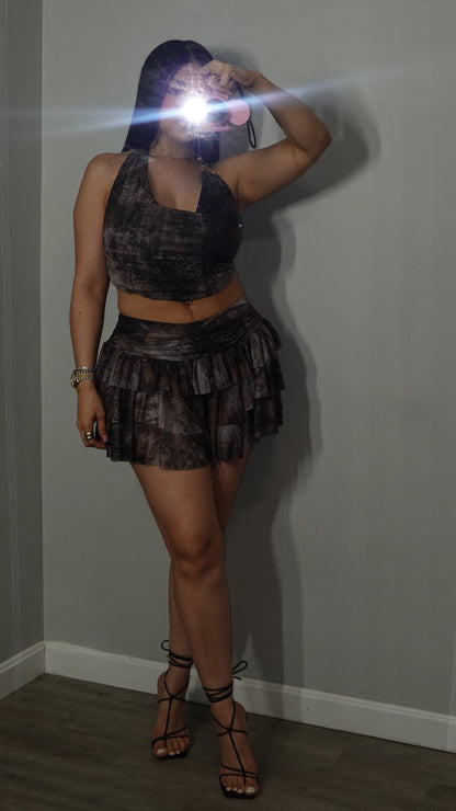 LINA ANIMAL PRINT SET