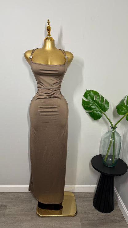 SAMANTHA BODYCON MAXI DRESS