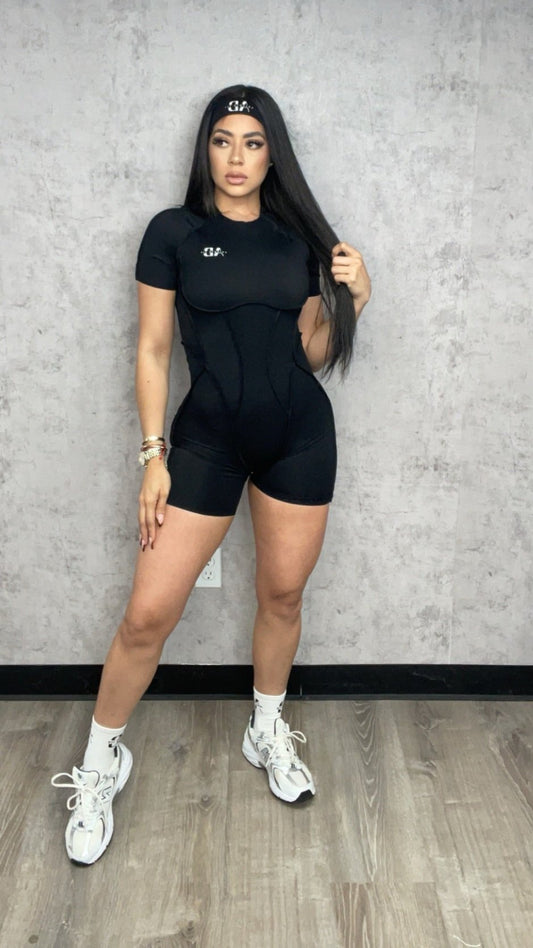 Gisy Black Romper