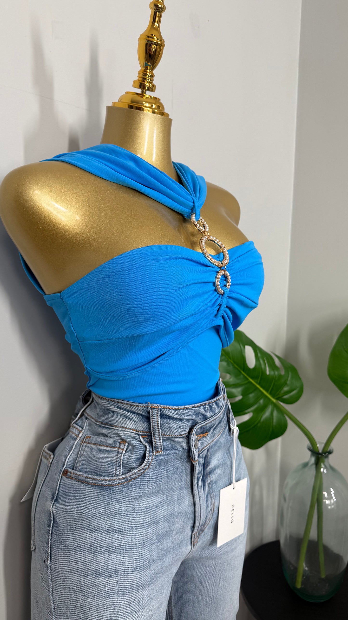 MARLYZ TOP BLUE