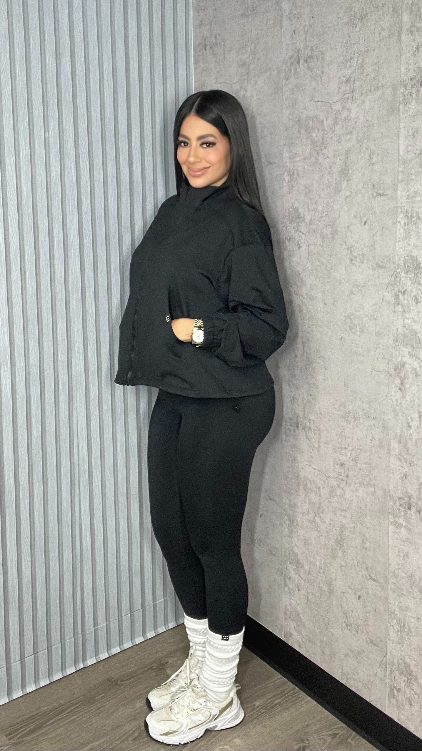 Thicker AB Jacket & Pants Set Black