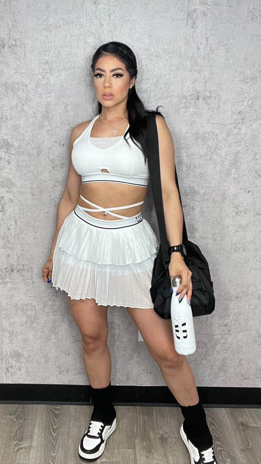 Laly Skirt Set White