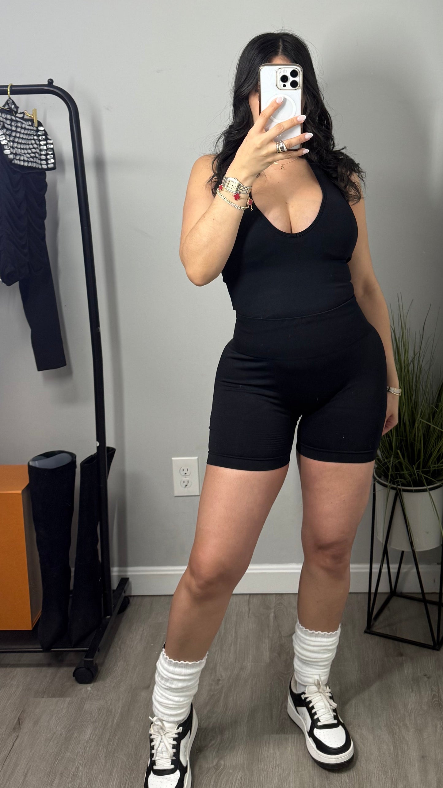 Milany 3pcs Short Set BLACK