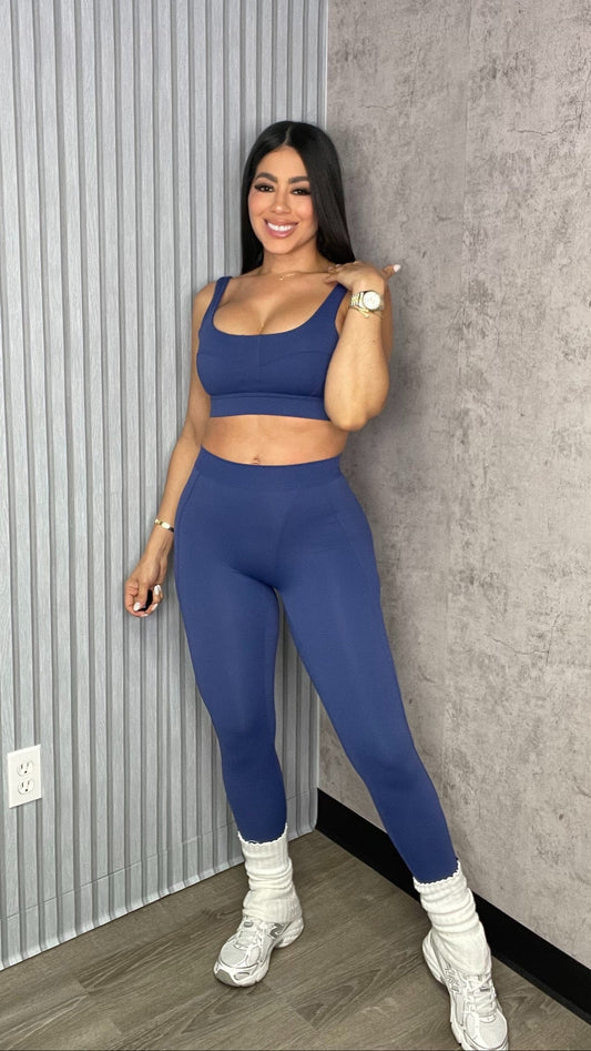 Daniella Navy Set