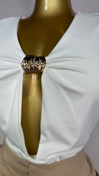 RAMSES WHITE BODYSUIT
