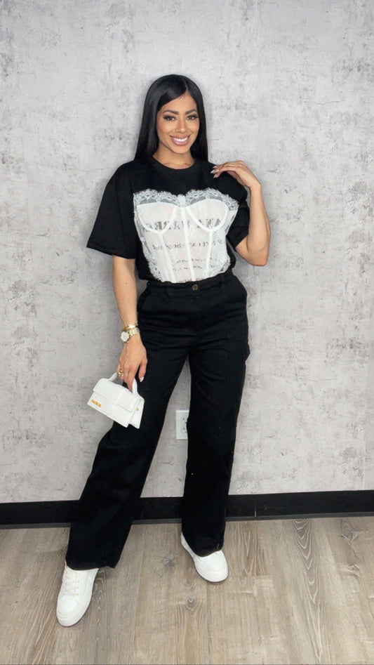 Black Cargo Pants
