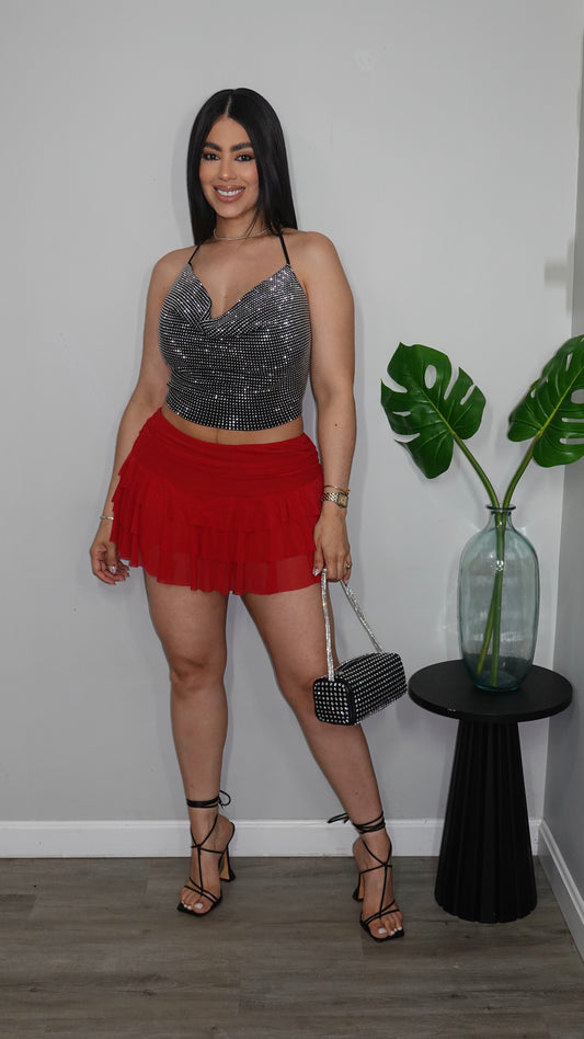 SHAMAYRA DAZZLING BLACK TOP