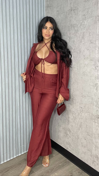 Milena 3pc Pants Set