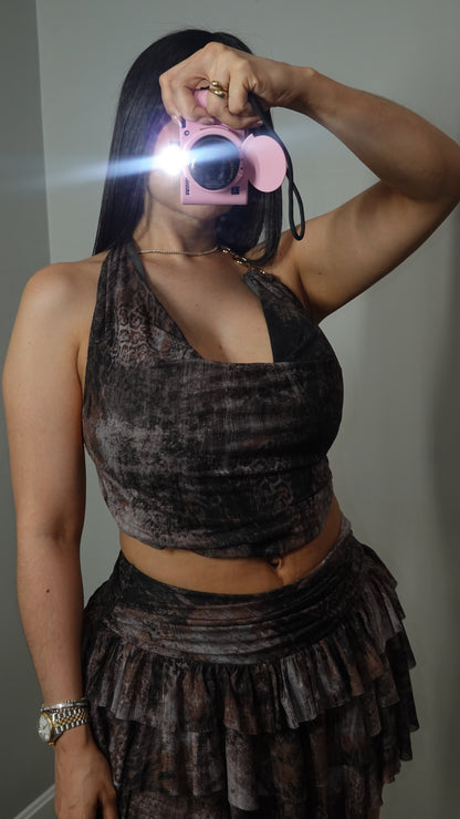 LINA ANIMAL PRINT SET