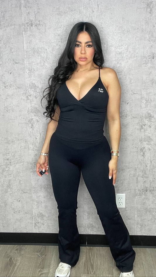 AB VALERIE BLACK PANT SET