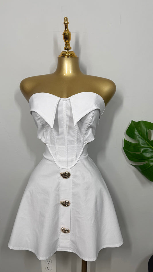 SALLY WHITE SUMMER DRESS