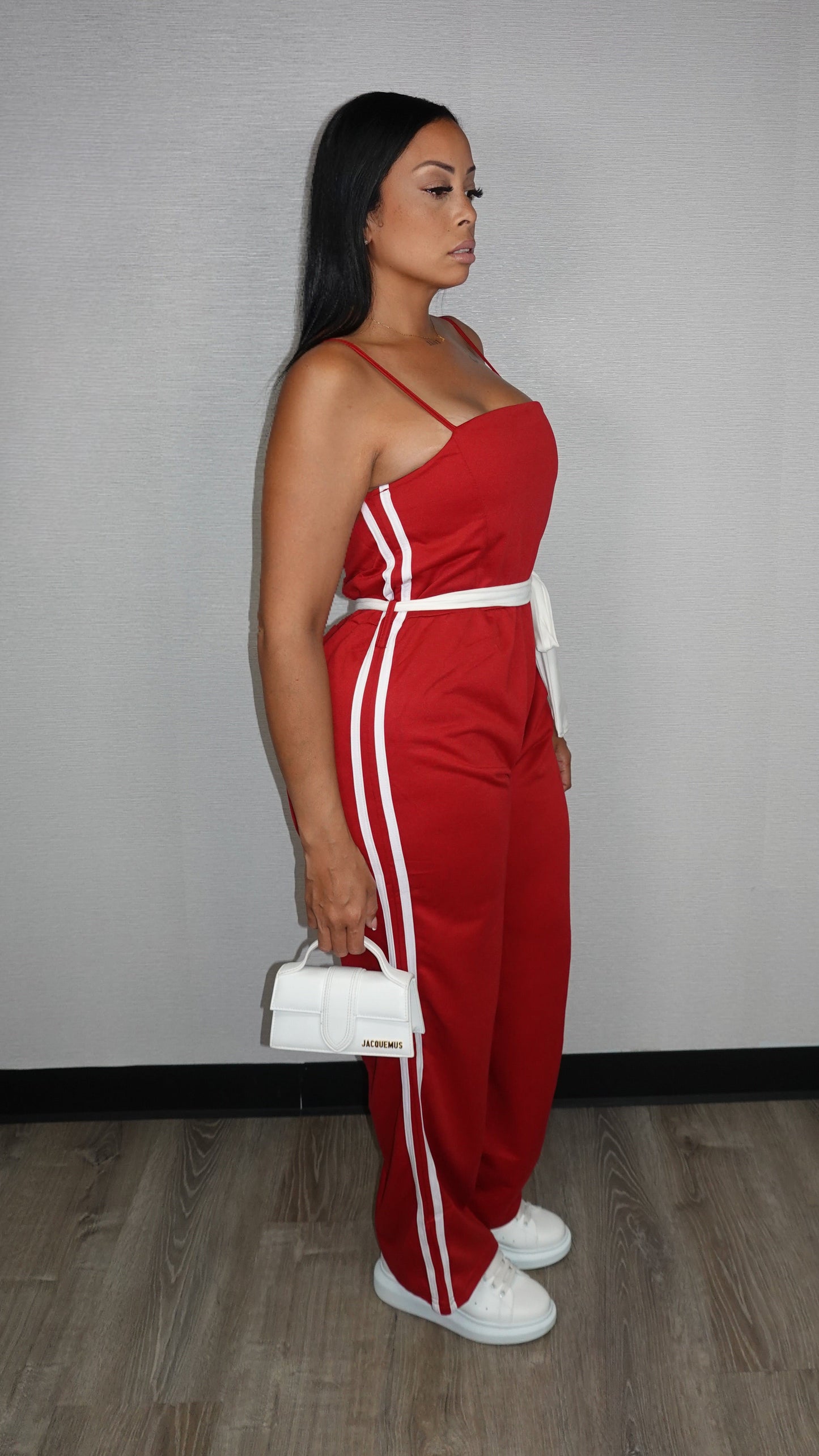 JULYANIS RED JUMPSUIT