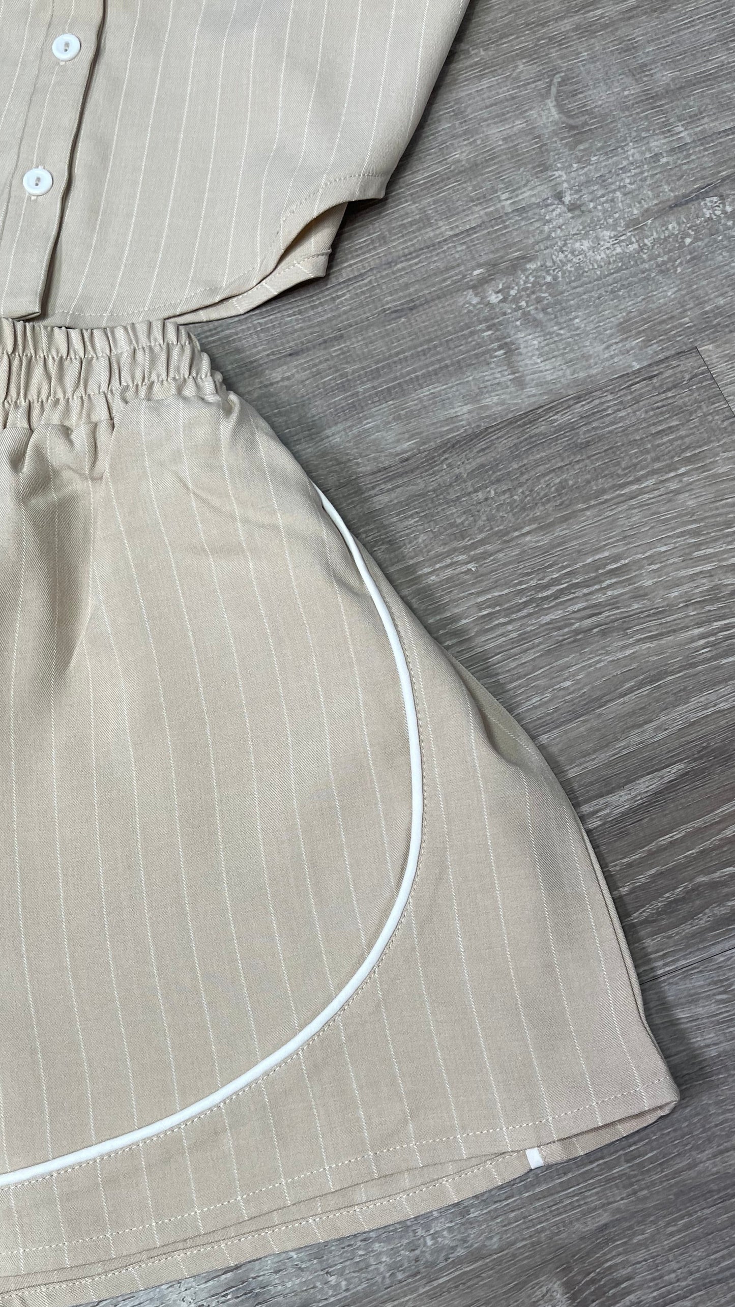 Lulu Neutral Short Set