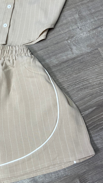 Lulu Neutral Short Set