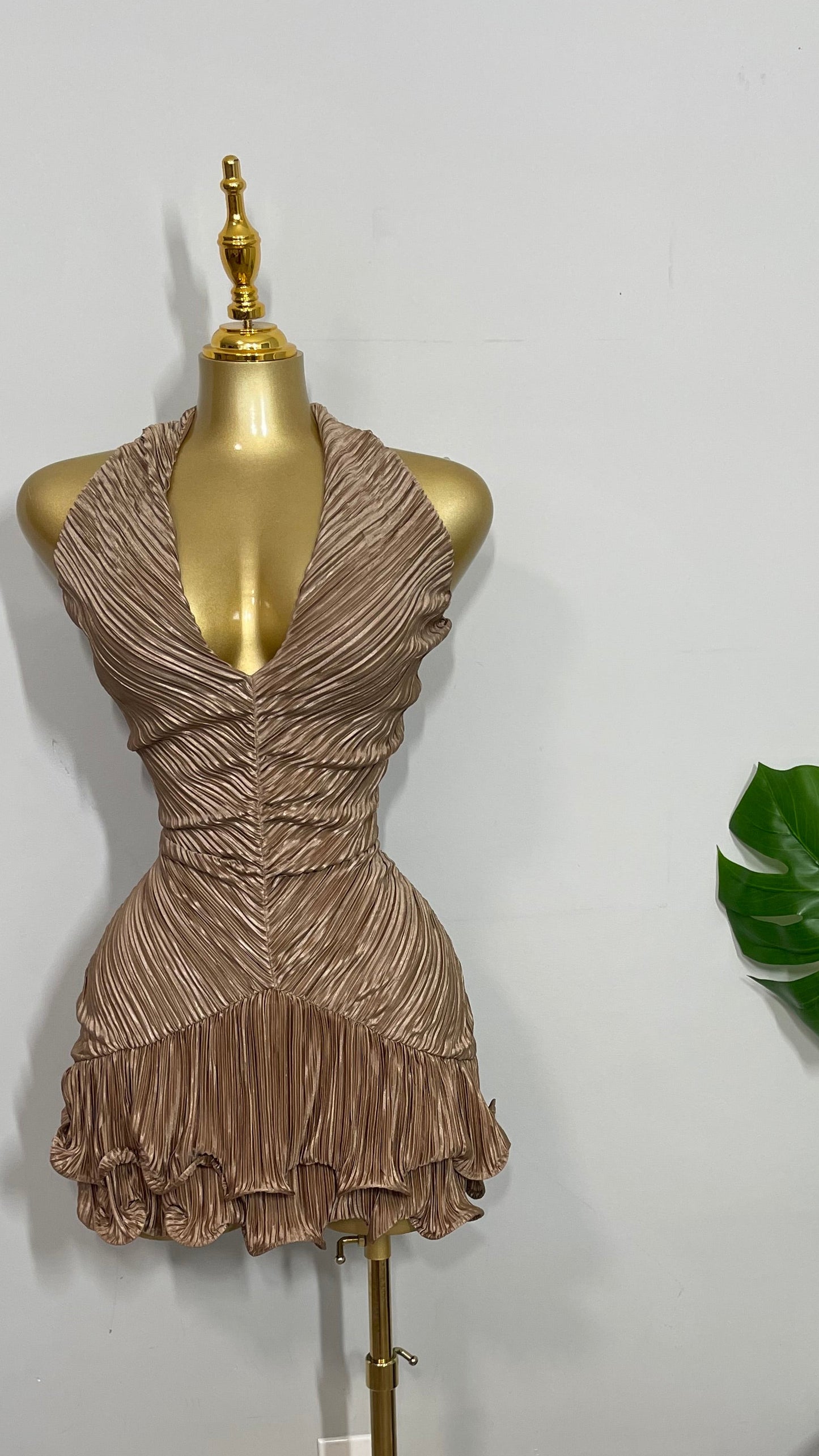 BIANCA MOCHA DRESS