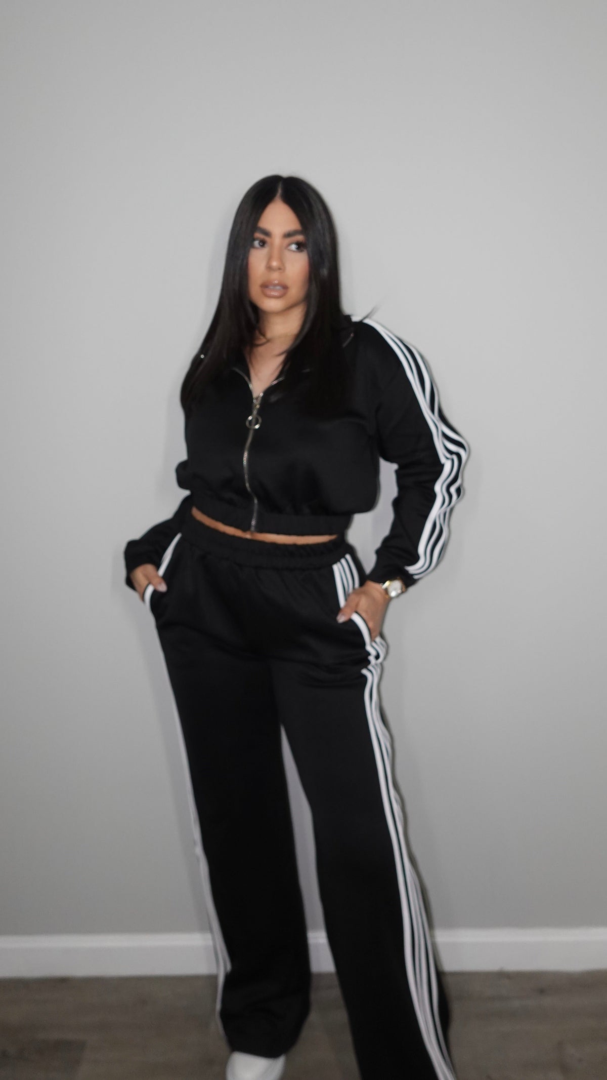 SARAI STRIPE PANTS SET