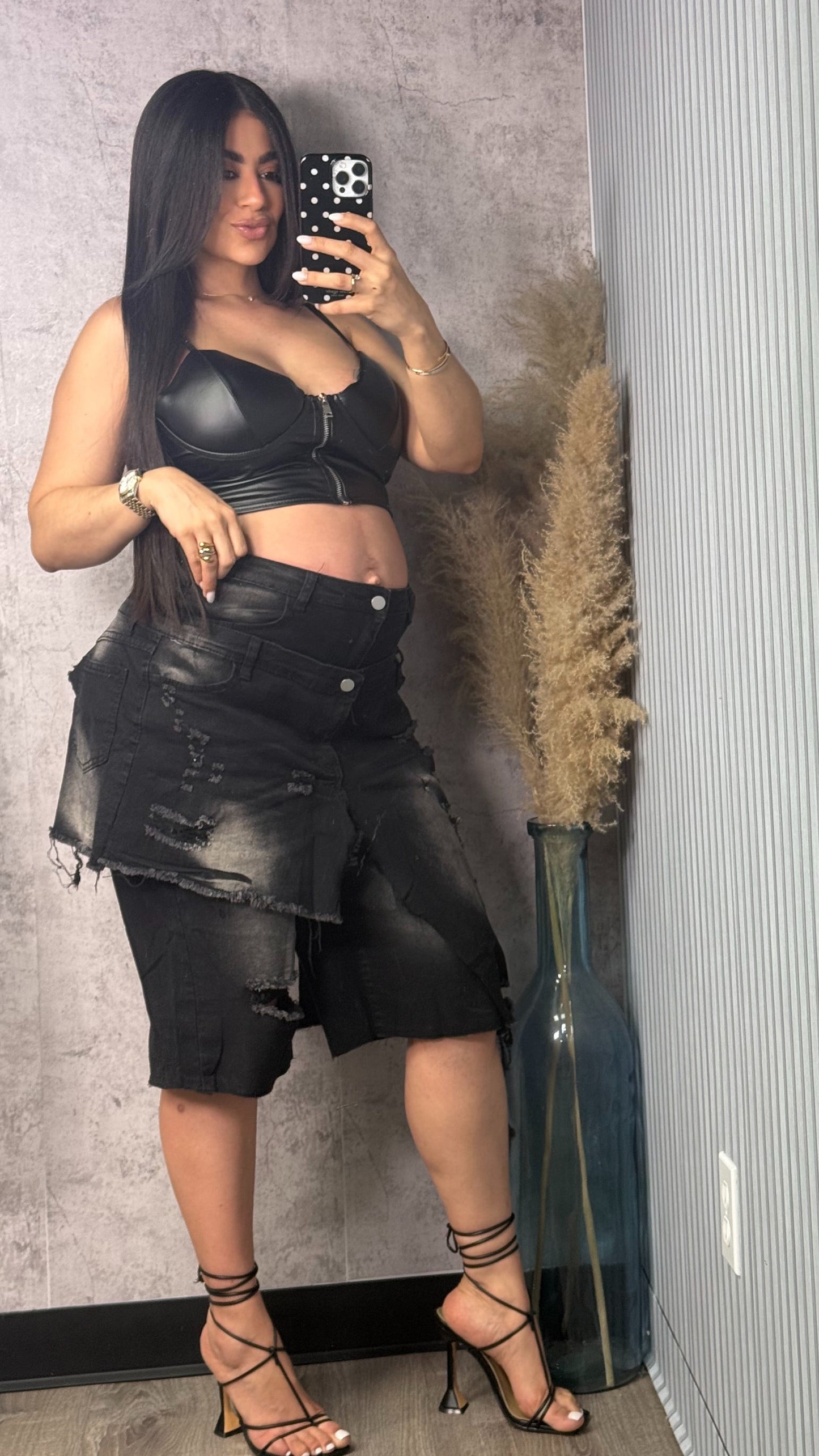 ARIANNA BLACK BUSTIER