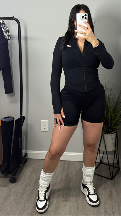 Milany 3pcs Short Set BLACK